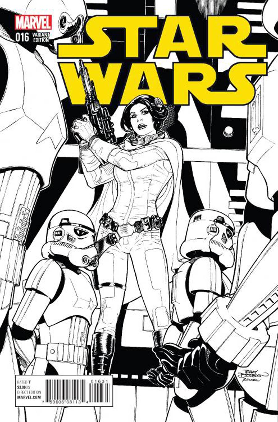 Star Wars Vol 4 #16 Cover E Incentive Terry Dodson Sketch Cover