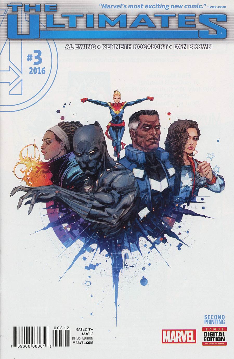 Ultimates Vol 4 #3 Cover D 2nd Ptg Kenneth Rocafort Variant Cover