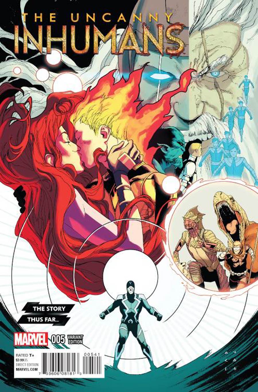 Uncanny Inhumans #5 Cover B Incentive Story Thus Far Variant Cover