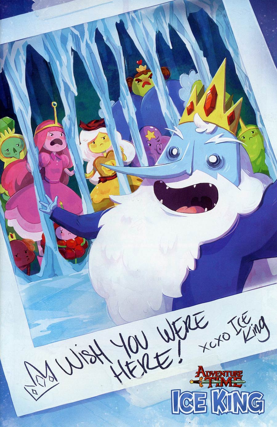 Adventure Time Ice King #2 Cover C Incentive Chrystin Garland Virgin Variant Cover