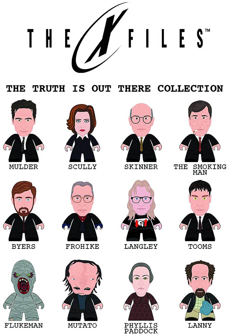 X-Files The Truth Is Out There Collection Titans Mini Figure Blind Mystery Box