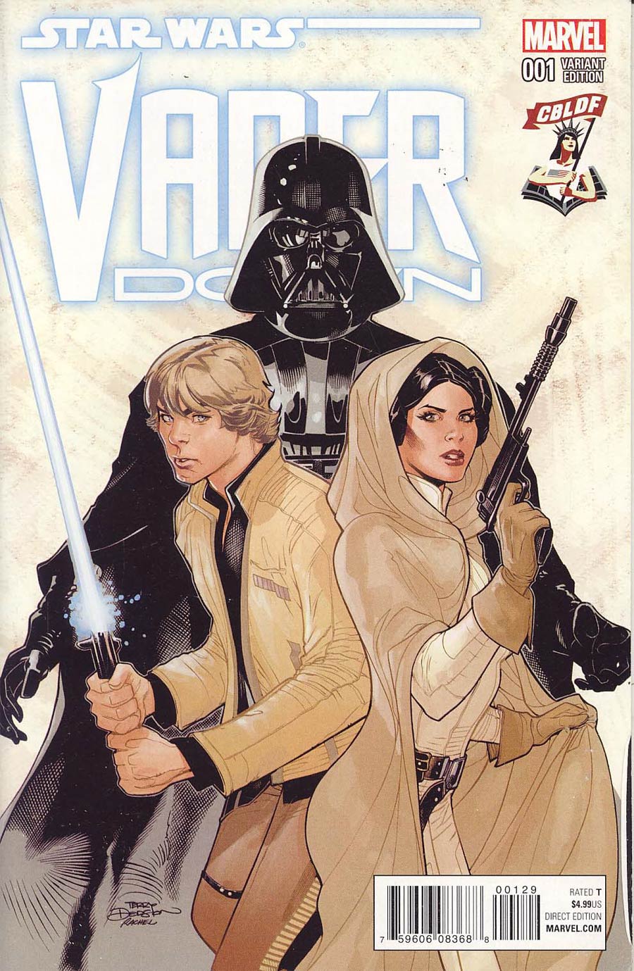 Star Wars Vader Down #1 Cover J CBLDF Variant Cover