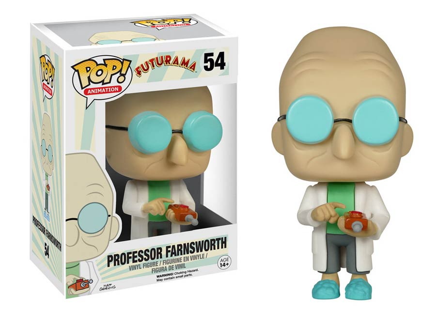 POP Animation 54 Futurama Professor Farnsworth Vinyl Figure
