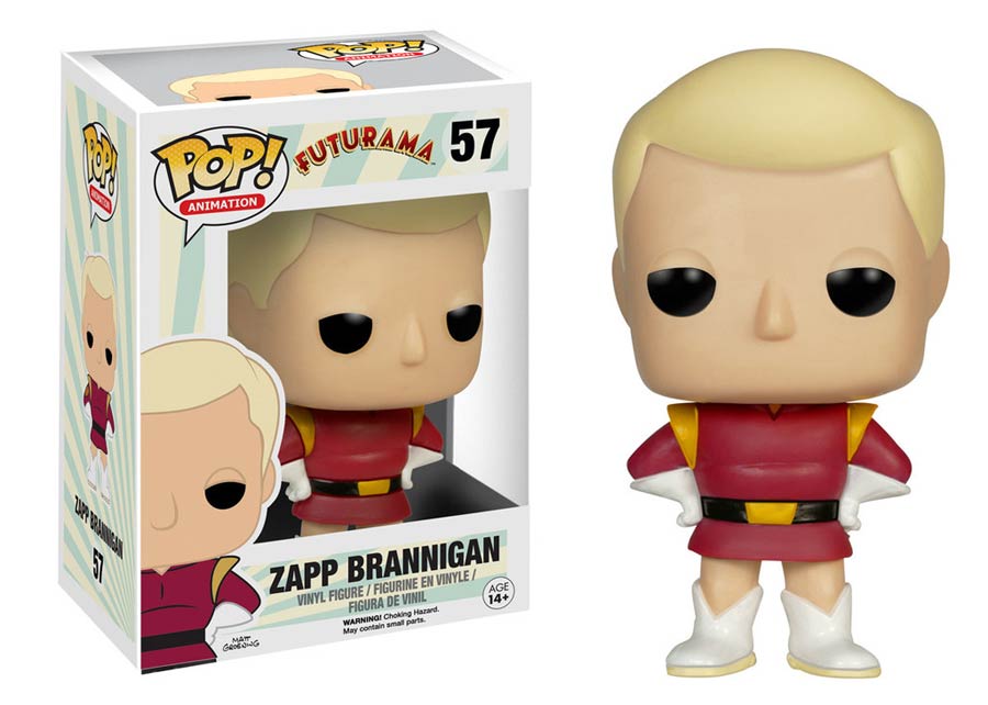 POP Animation 57 Futurama Zapp Brannigan Vinyl Figure