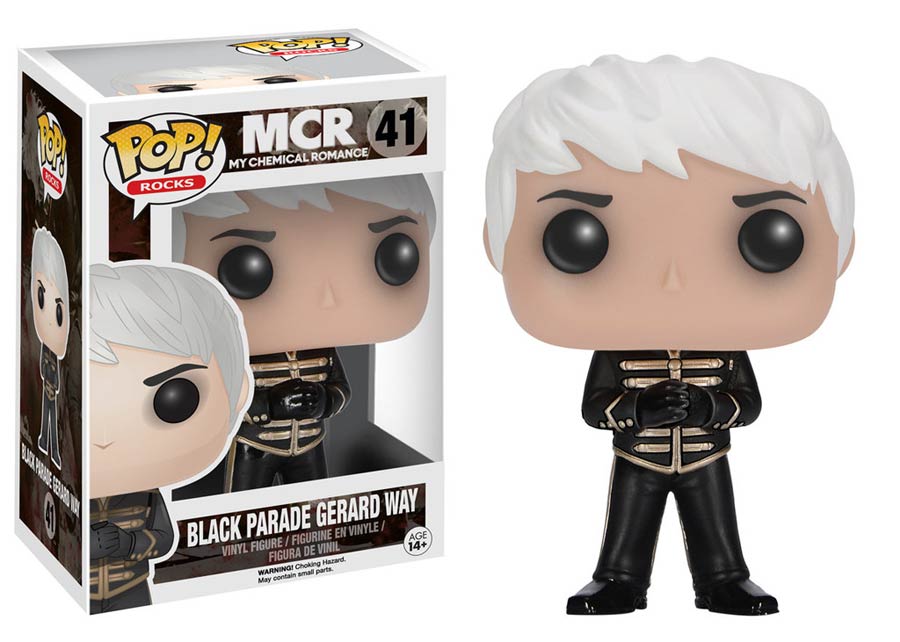 POP Rocks 41 My Chemical Romance Black Parade Gerard Way Vinyl Figure