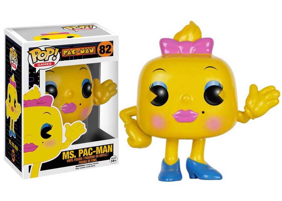 POP Games 82 Pac-Man Ms Pac-Man Vinyl Figure