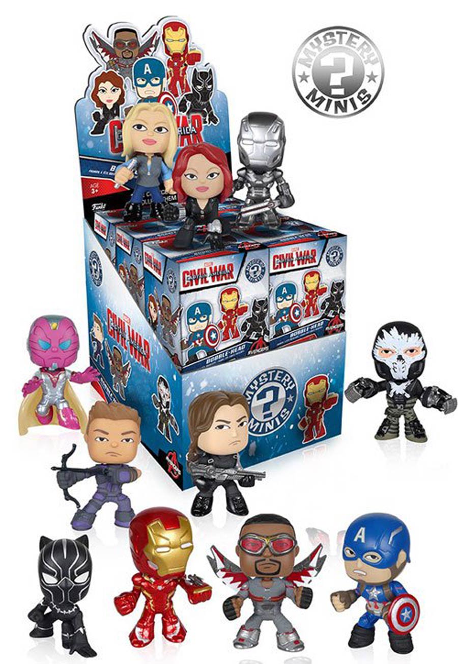 Captain America Civil War Mystery Minis Blind Mystery Box
