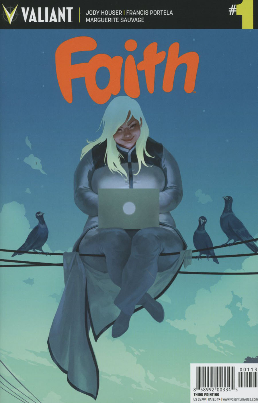 Faith (Valiant Entertainment) #1 Cover H 3rd Ptg Jelena Kevic-Djurdjevic Variant Cover