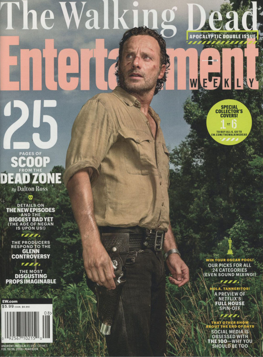 Entertainment Weekly #1403 / #1404 Feb 19 / Feb 26 2016 The Walking Dead Special