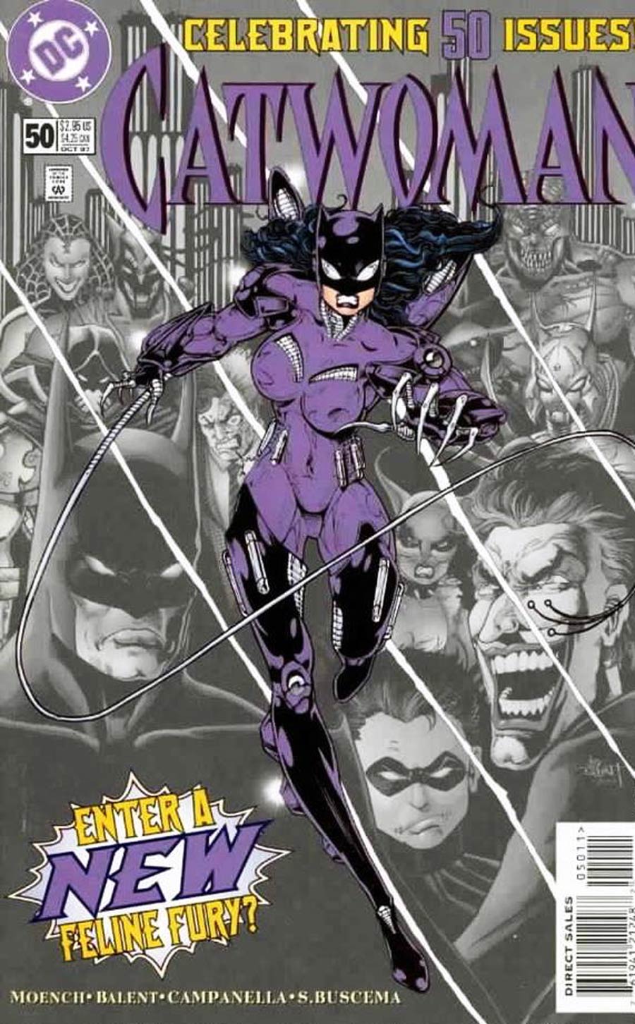 Catwoman Vol 2 #50 Cover B Purple Logo