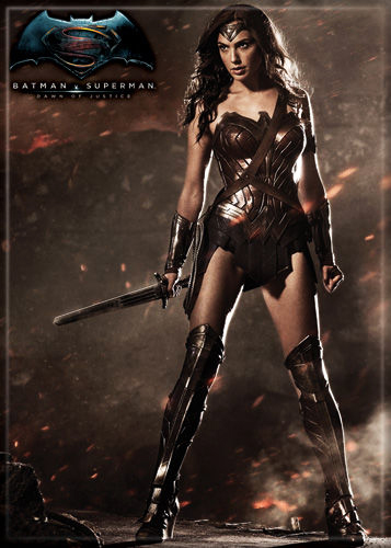 DC Comics 2.5x3.5-inch Magnet - Batman v Superman Dawn Of Justice Wonder Woman Standing (71980DC)