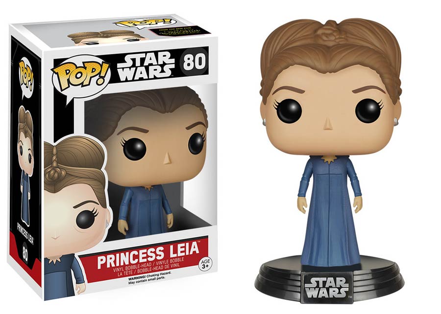 POP Star Wars 80 Episode VII The Force Awakens Princess Leia Vinyl Bobble Head