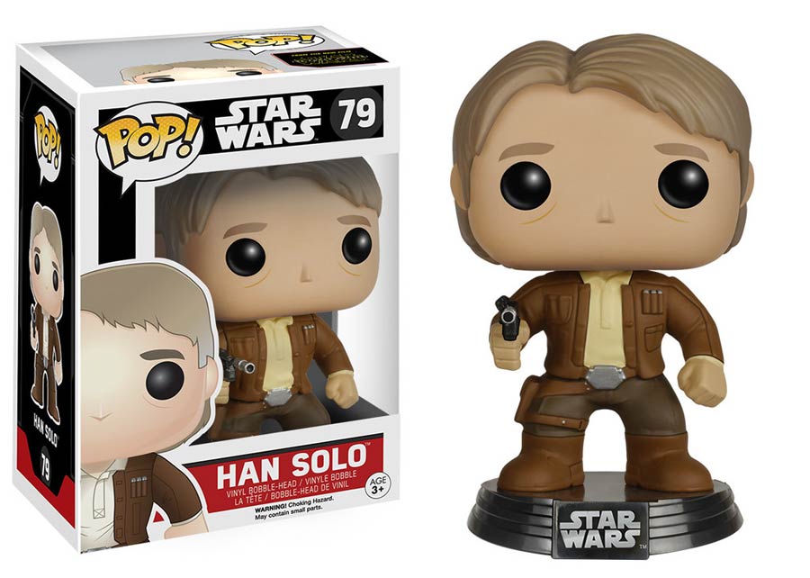 POP Star Wars 79 Episode VII The Force Awakens Han Solo Vinyl Bobble Head