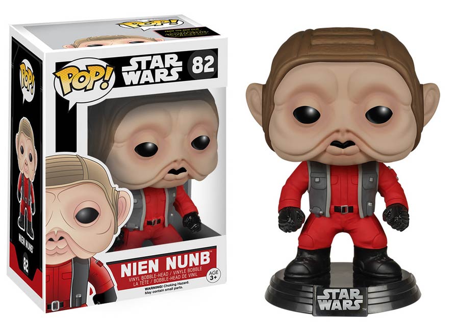 POP Star Wars 82 Episode VII The Force Awakens Nien Nunb Vinyl Bobble Head