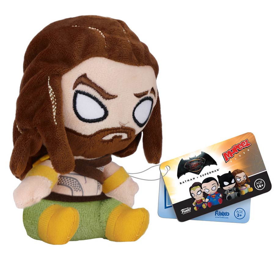 Mopeez Batman v Superman Dawn Of Justice Aquaman Plushie