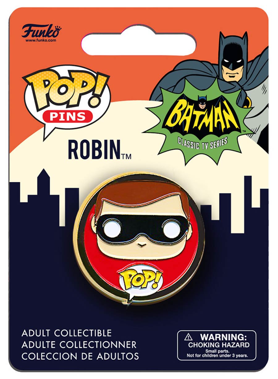 POP Pins 1.25-inch Enamel Pin - Robin 1966