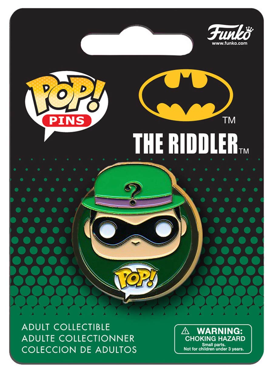 POP Pins 1.25-inch Enamel Pin - Riddler