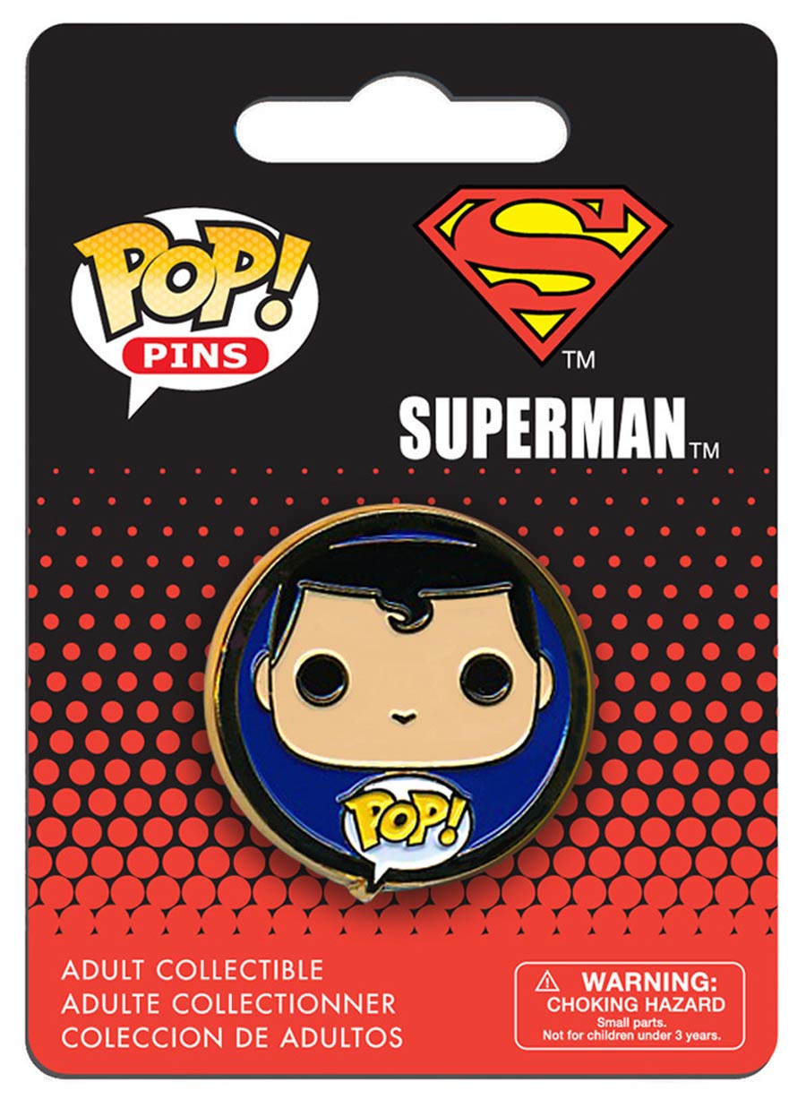 POP Pins 1.25-inch Enamel Pin - Superman