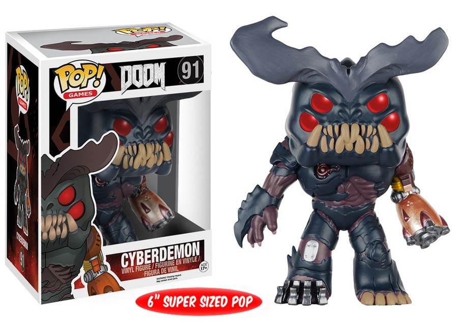POP Games 91 Doom Cyberdemon 6-Inch Vinyl Figure