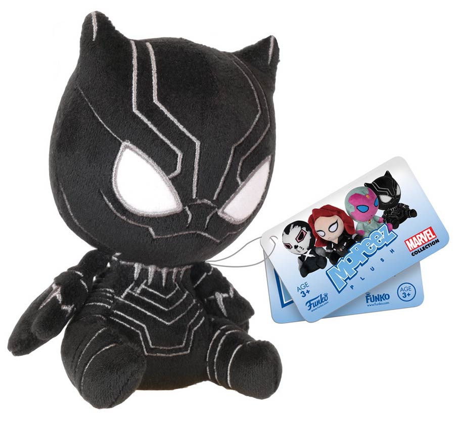 Mopeez Captain America Civil War Black Panther Plushie