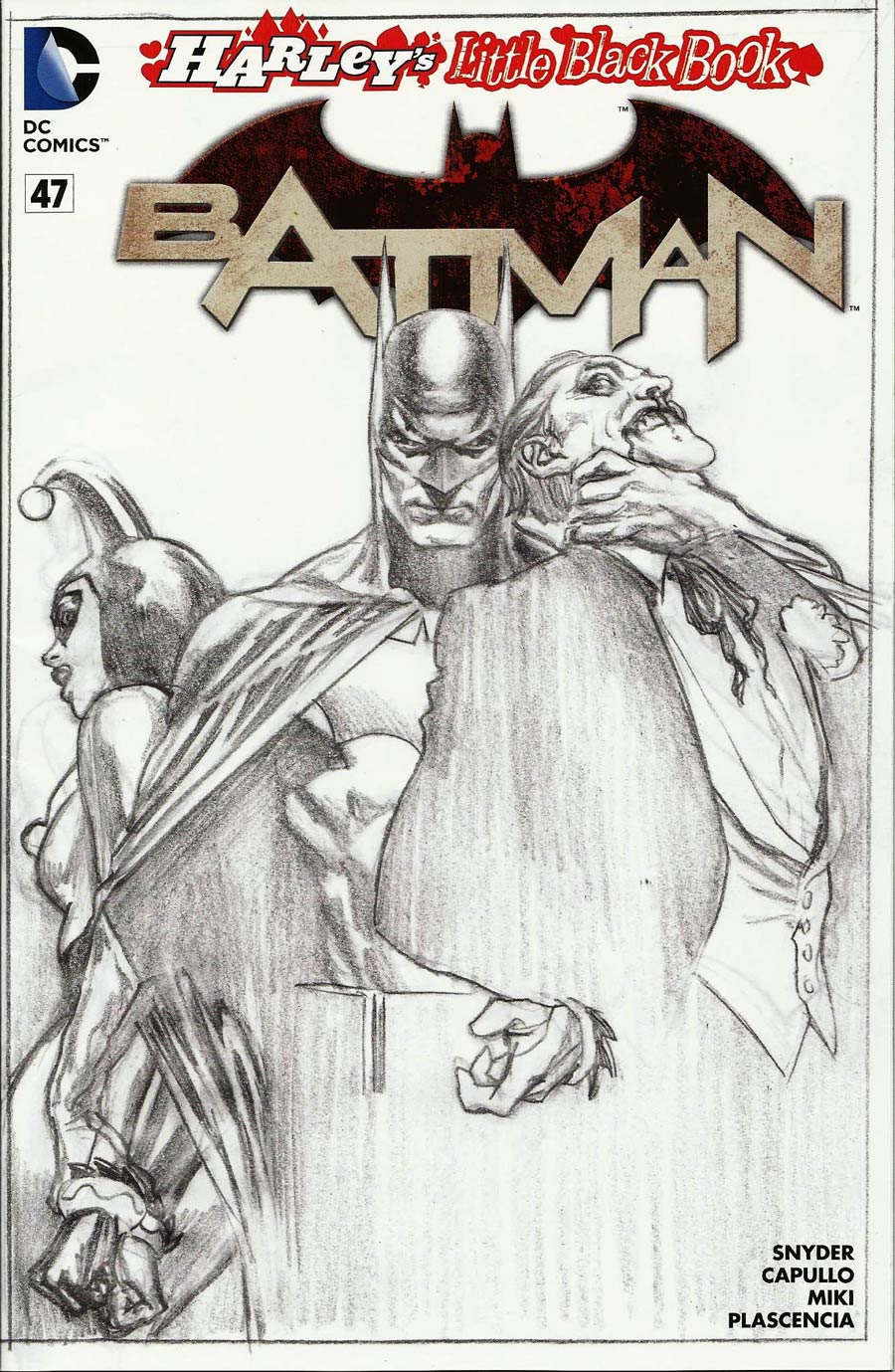 Batman Vol 2 #47 Cover E Variant Alex Ross Harley Quinn Cover Without Polybag Sketch