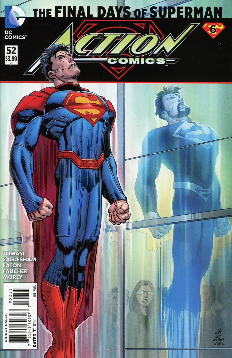 Action Comics Vol 2 #52 Cover A Regular John Romita Jr Cover (Super League Part 6)