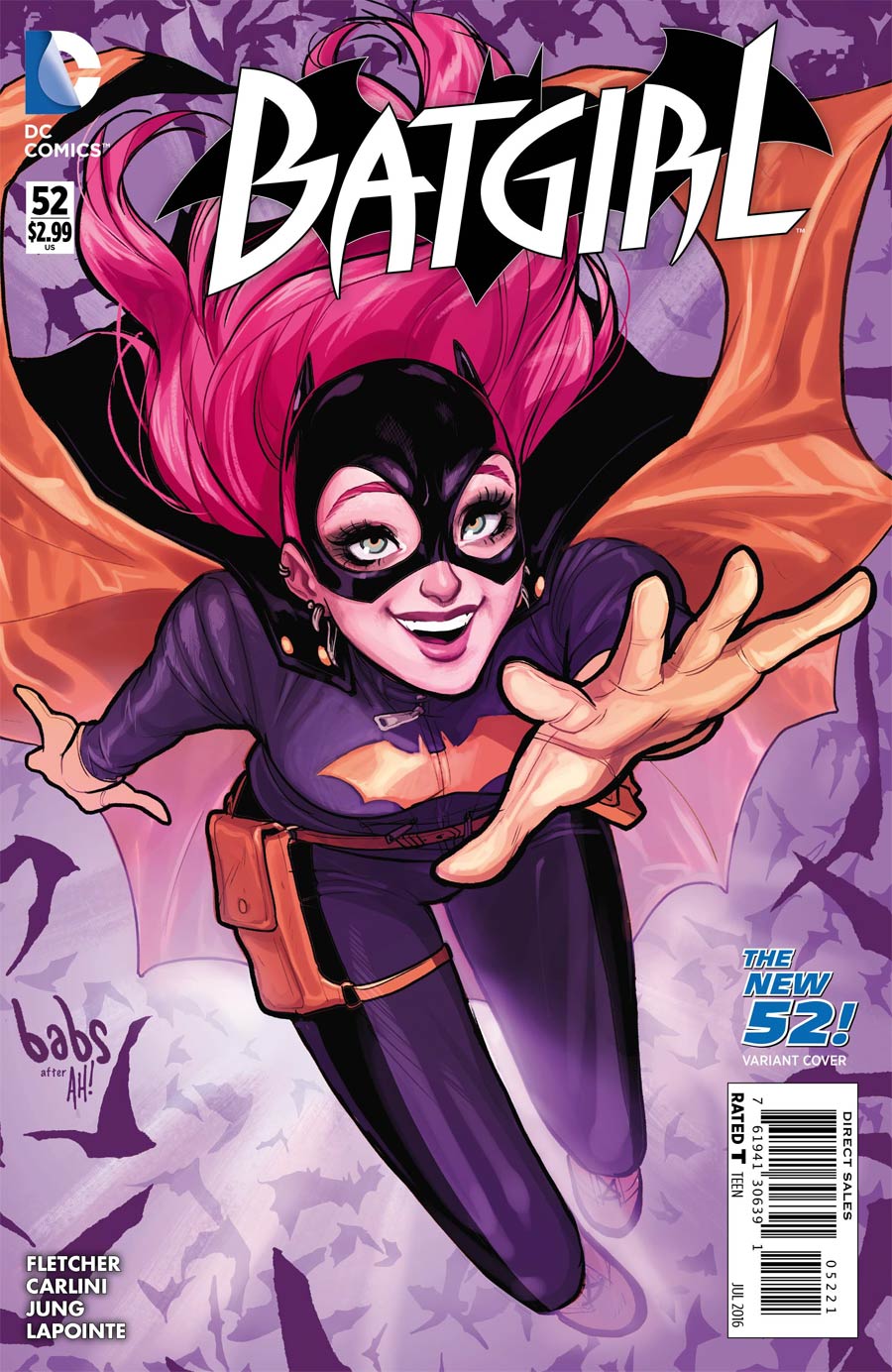 Batgirl Vol 4 #52 Cover B Variant Babs Tarr New 52 Homage Cover