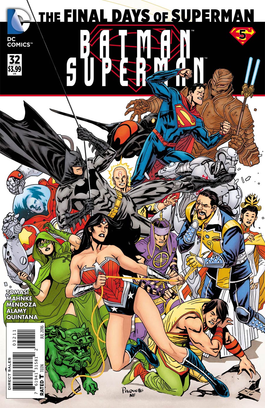 Batman Superman #32 Cover A 1st Ptg (Super League Part 5)