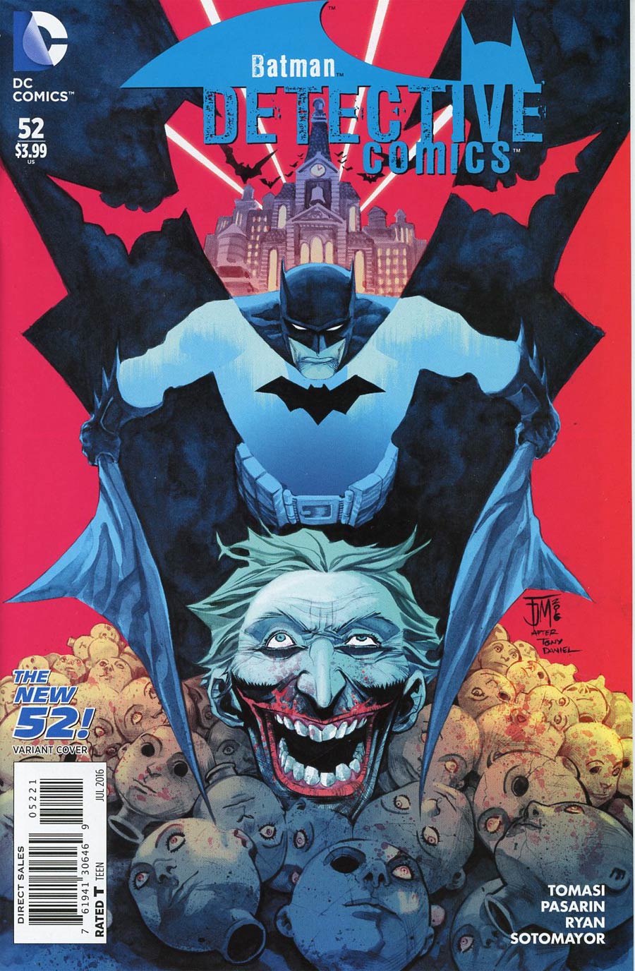 Detective Comics Vol 2 #52 Cover B Variant Francis Manapul New 52 Homage Cover