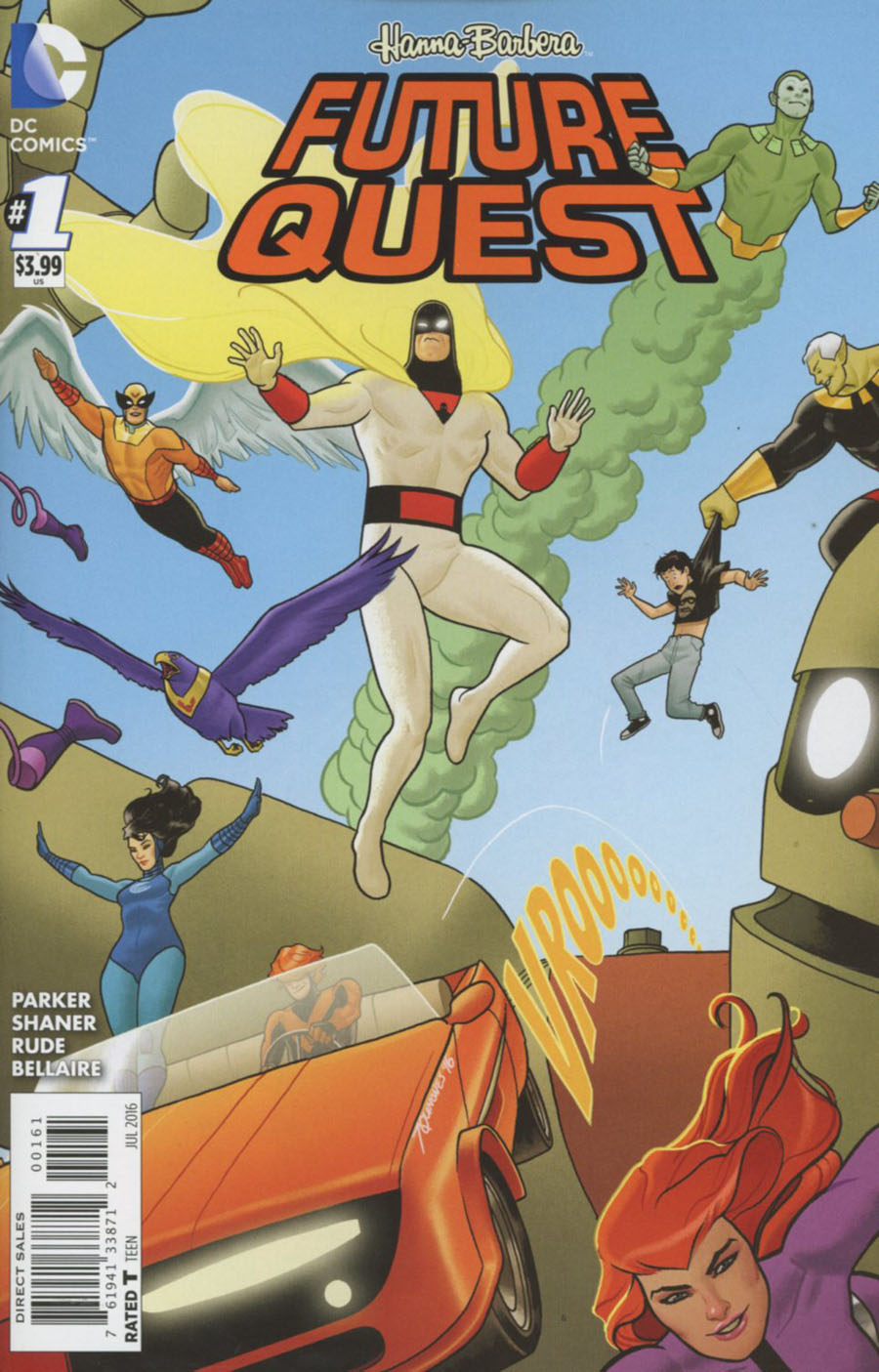 Future Quest #1 Cover F Variant Joe Quinones Action Heroes Cover