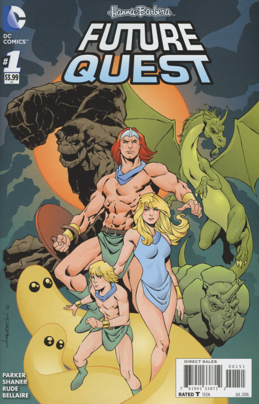 Future Quest #1 Cover G Variant Aaron Lopresti Herculoids Cover