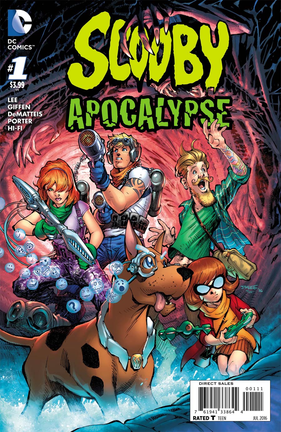Scooby Apocalypse #1 Cover A 1st Ptg Regular Jim Lee Cover
