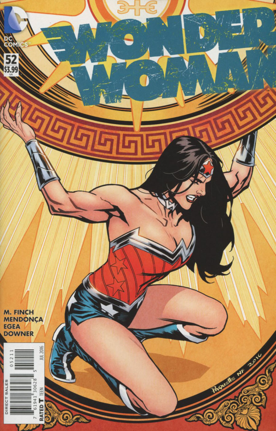 Wonder Woman Vol 4 #52 Cover A Regular Yanick Paquette Cover