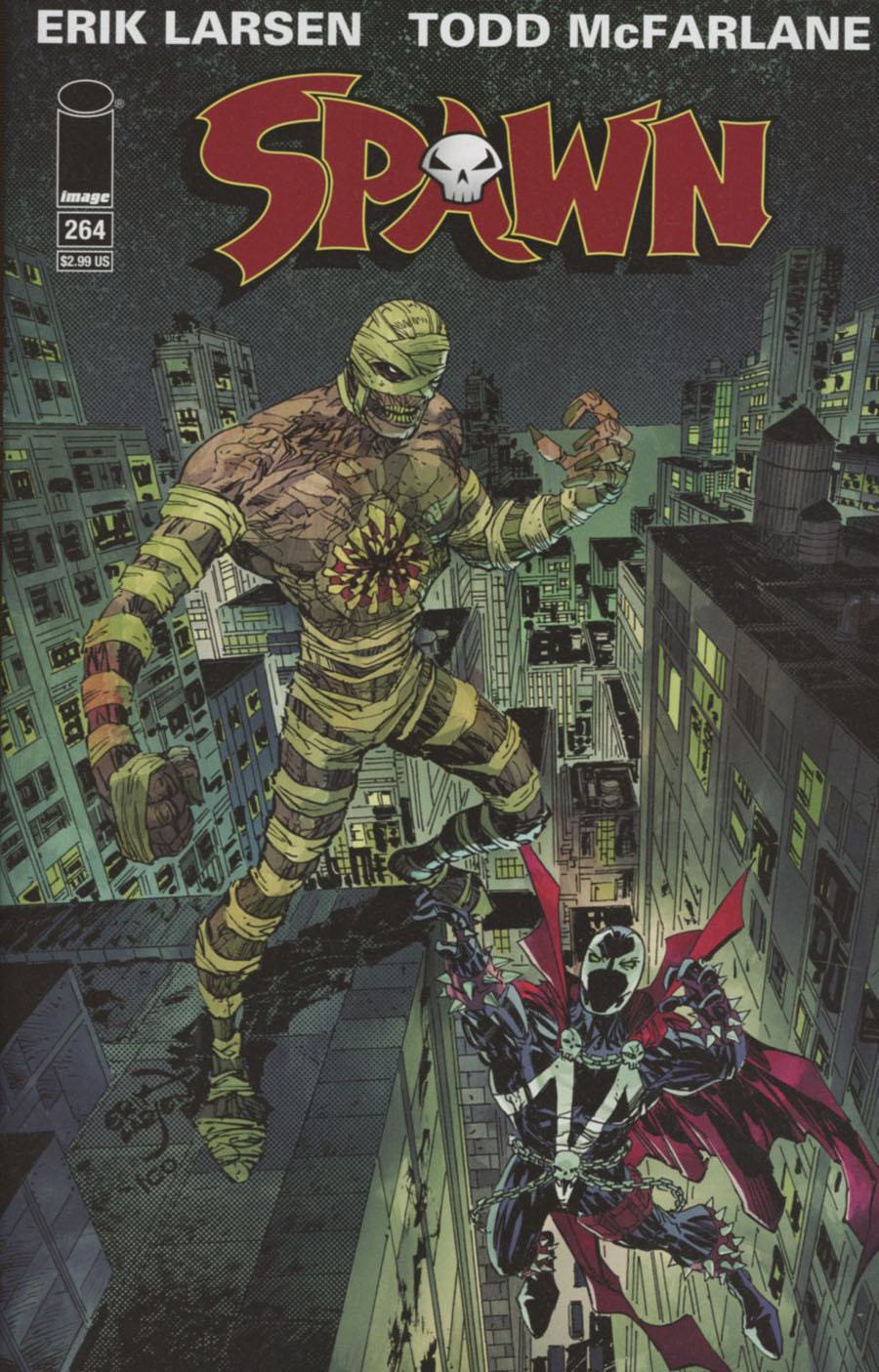 Spawn #264 Cover A Regular Erik Larsen Color Cover