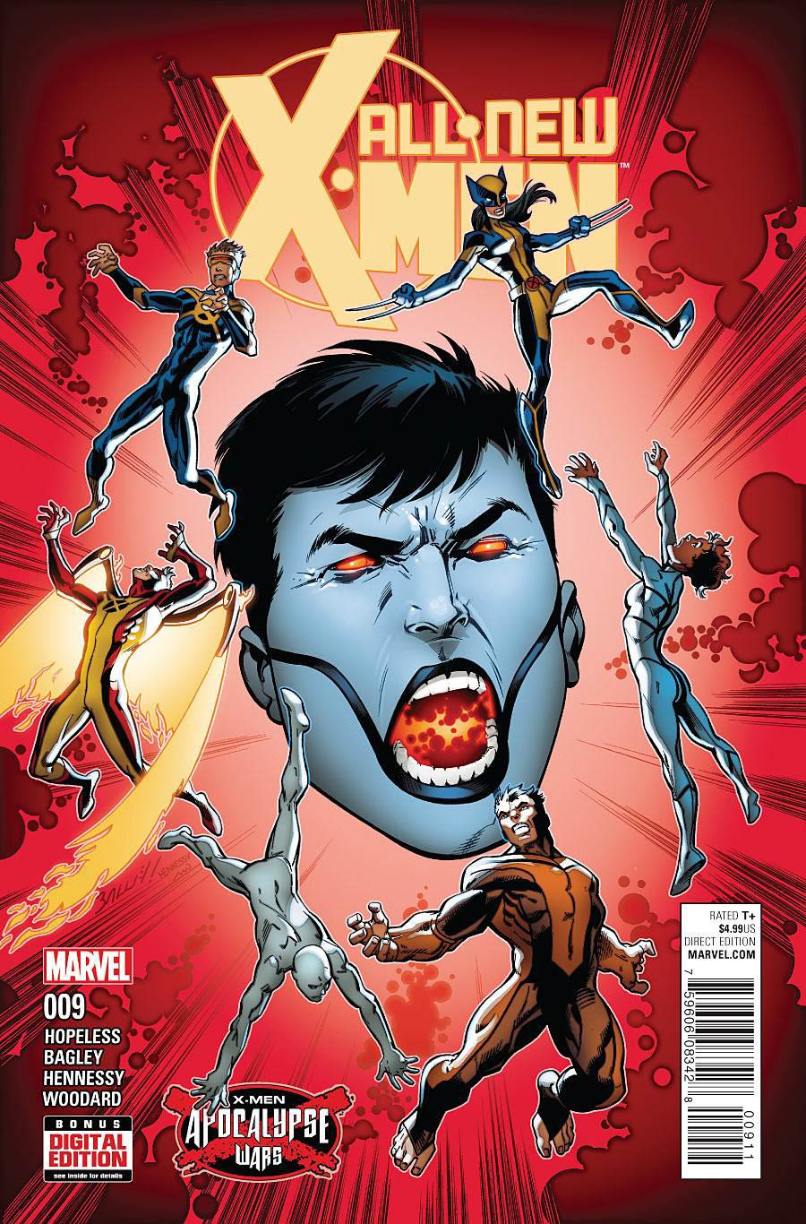 All-New X-Men Vol 2 #9 Cover A Regular Mark Bagley Cover (X-Men Apocalypse Wars Tie-In)