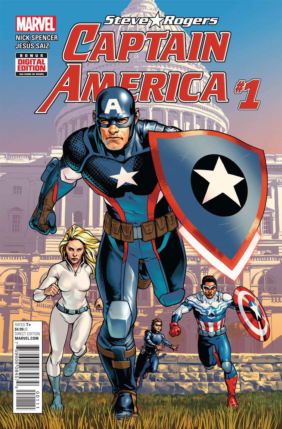 Captain America Steve Rogers #1 Cover A 1st Ptg Regular Jesus Saiz Cover