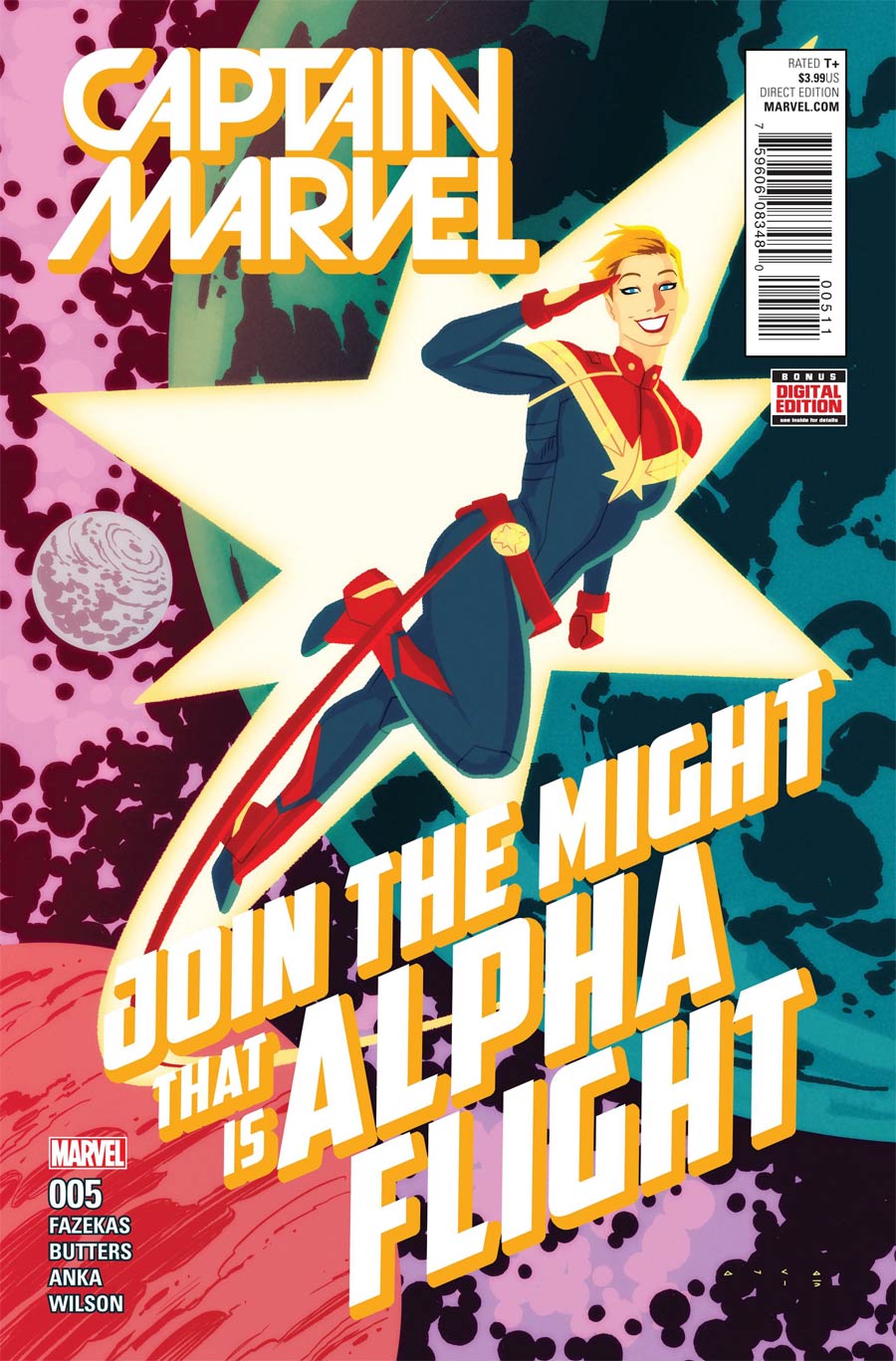 Captain Marvel Vol 8 #5 Cover A Regular Kris Anka Cover