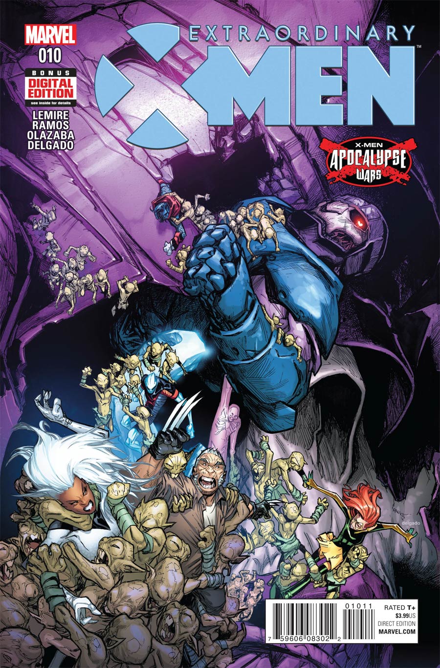 Extraordinary X-Men #10 Cover A Regular Humberto Ramos Cover (X-Men Apocalypse Wars Tie-In)