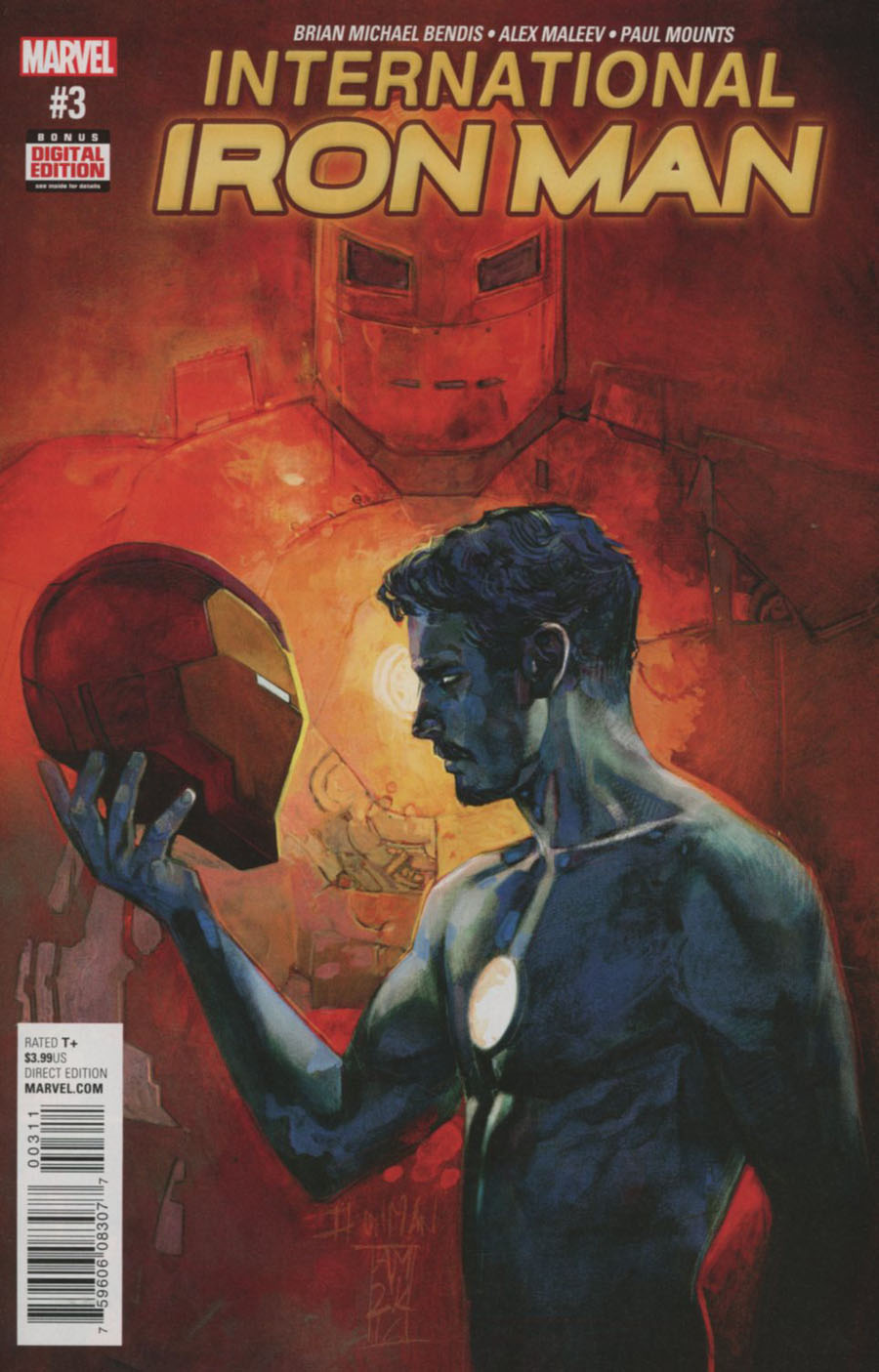 International Iron Man #3 Cover A Regular Alex Maleev Cover (Road To Civil War II Tie-In)