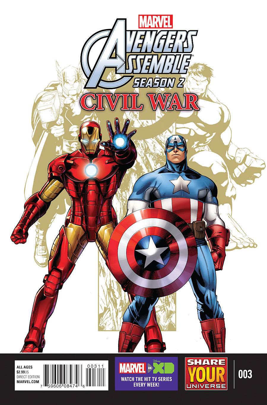 Marvel Universe Avengers Assemble Civil War #3