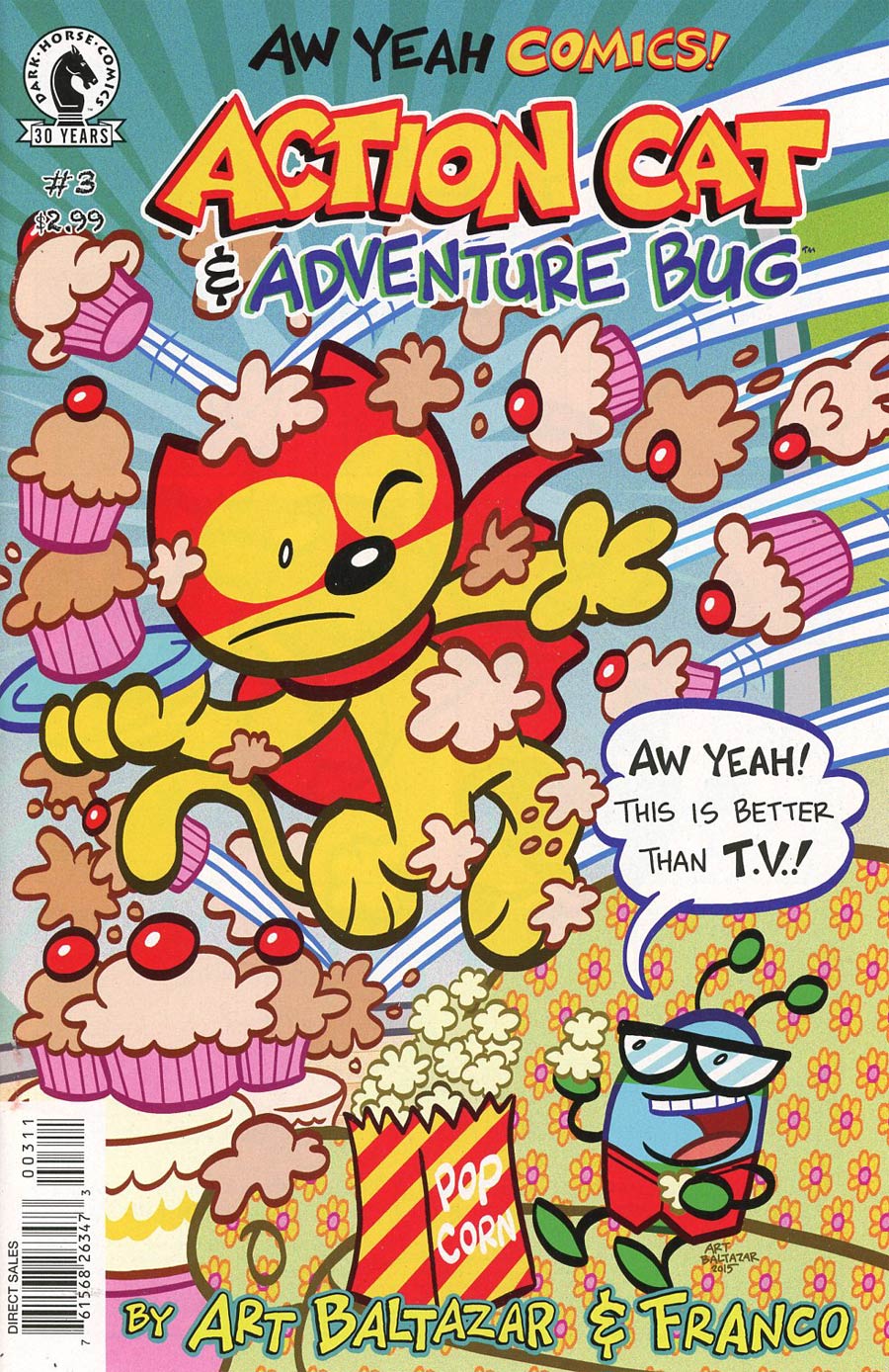 Aw Yeah Comics Action Cat And Adventure Bug #3