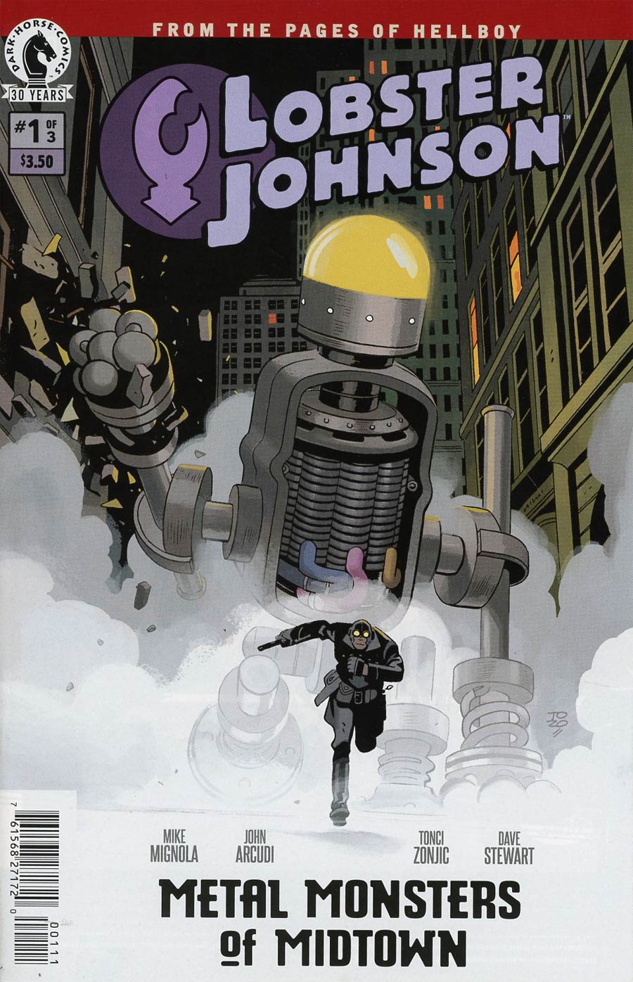 Lobster Johnson Metal Monsters Of Midtown #1