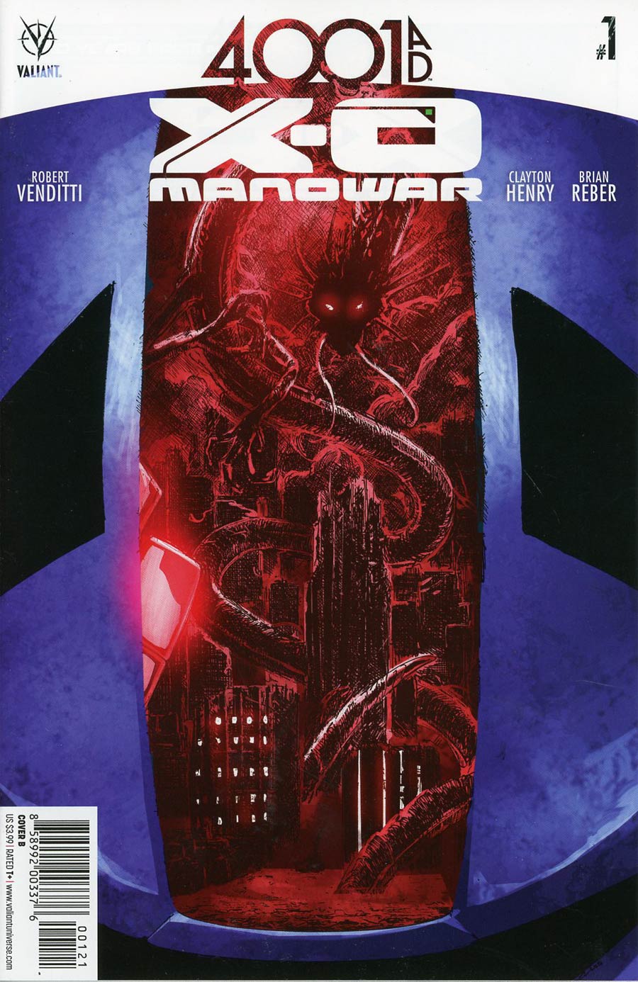 4001 AD X-O Manowar #1 Cover B Variant Phil Jimenez Cover