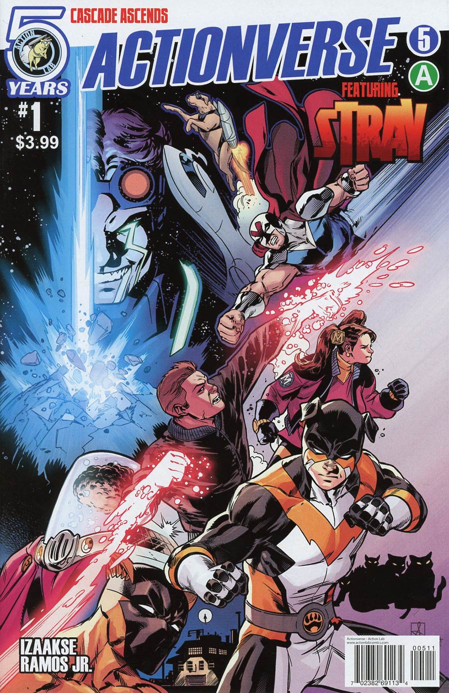 Actionverse #5 Featuring Stray Cover A Regular Sean Izaaakse & Mat Lopes Cover