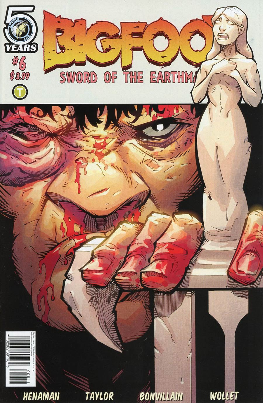 Bigfoot Sword Of The Earthman #6 Cover A Regular Andy Taylor & Tamra Bonvillain Cover