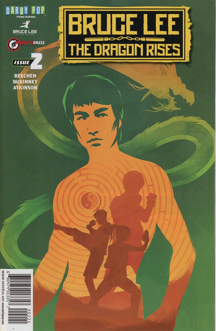 Bruce Lee Dragon Rises #2 Cover B Jeff Langevin