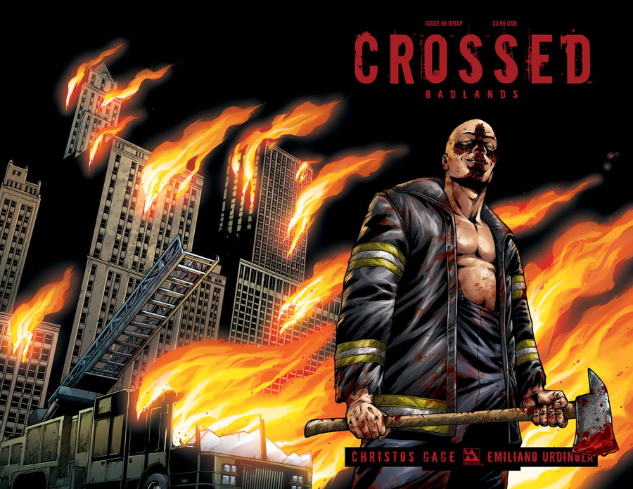 Crossed Badlands #98 Cover C Wraparound Cover