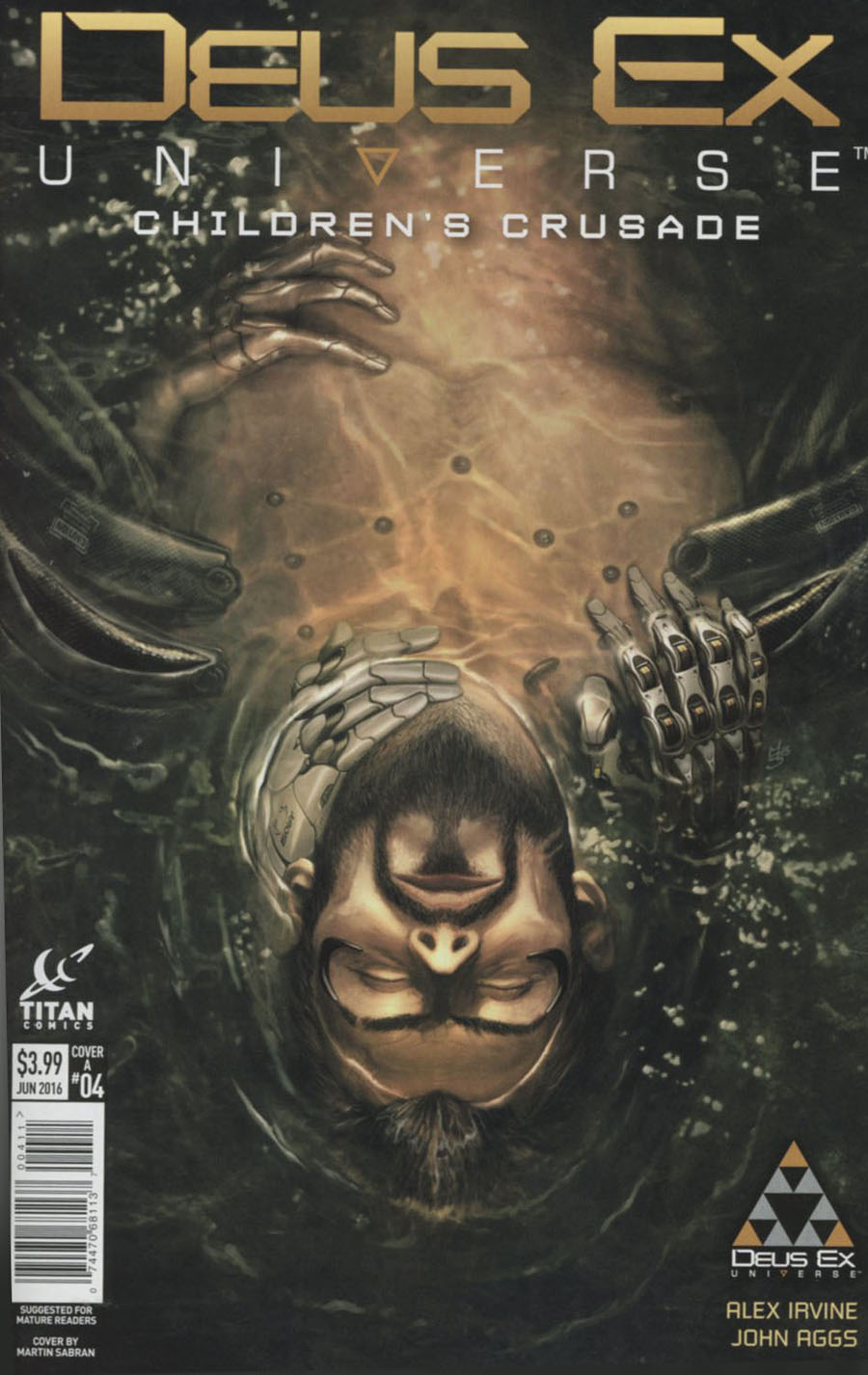 Deus Ex Universe Childrens Crusade #4 Cover A Regular Martin Sabran Cover