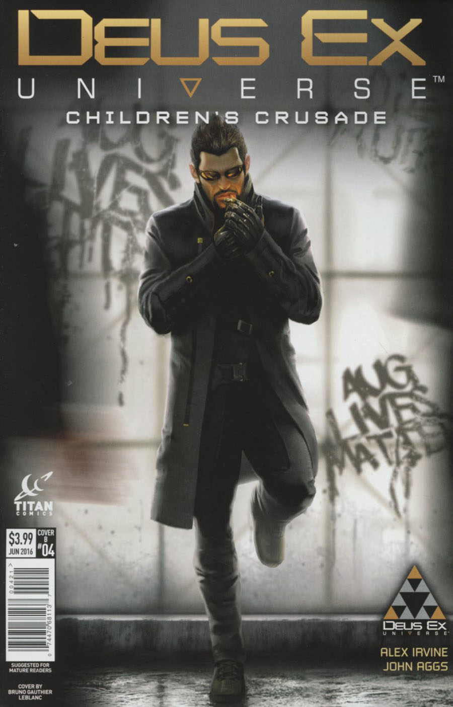 Deus Ex Universe Childrens Crusade #4 Cover B Variant Bruno Gauthier LeBlanc Cover