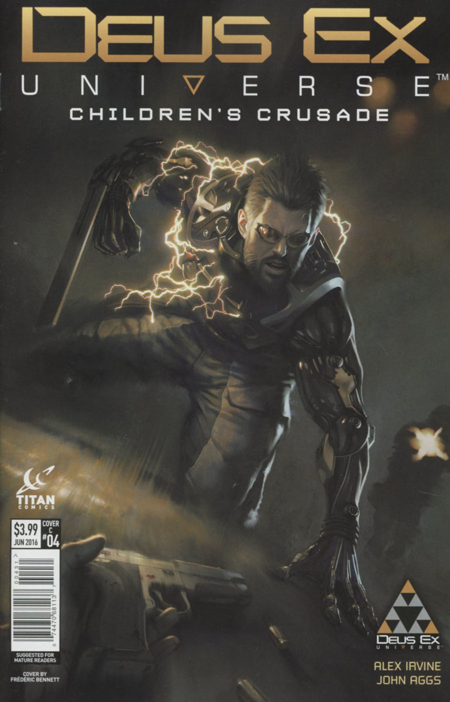 Deus Ex Universe Childrens Crusade #4 Cover C Variant Frederic Bennett Cover